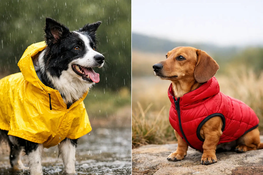Regnjacka eller täcke för hund - vad passar bäst?