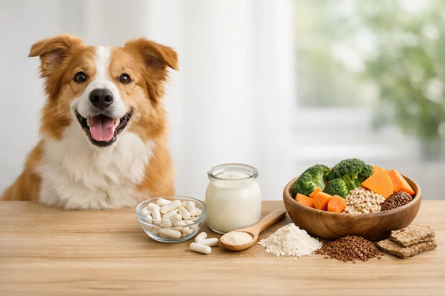 Probiotika eller fiber för hund - vad hjälper?