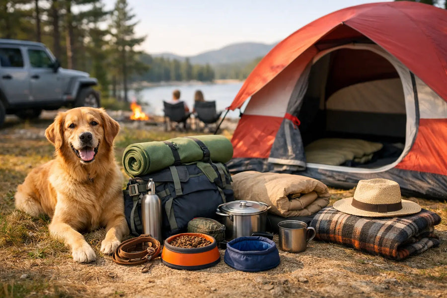Guide till hundvänlig camping - packa smart