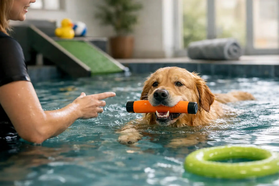 Hundsimträning hemma för en gladare hund