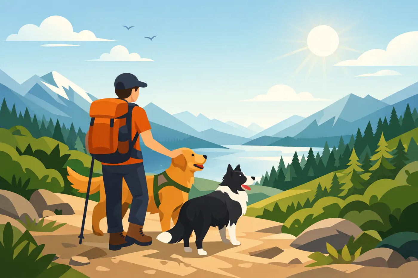 Hiking with dogs - så får ni en bättre tur